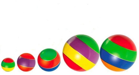 Купить Мячи резиновые (комплект из 5 мячей различного диаметра) в Красавине 